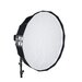 85cm - Opvouwbare Beauty Dish Reflector - Zilver
