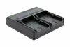 Oplader voor de Olympus PS BLM-5 / PS-BLM5 - Duo Camera Acculader - Dual Performance Charger