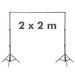 Complete Achtergrondhouder Set - 2 x 2 meter 