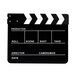 Director Clapper Board / Filmklapper - Whiteboard: Zwart - Klapper: Zwart/Wit - type: DC-03