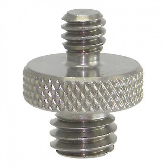 Camera Adapter: 1/4&quot; Male - 3/8&quot; Male - Type: LCA-06