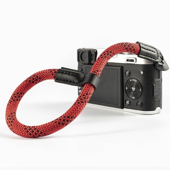 Camera Polsband - Type: Touw-Rood