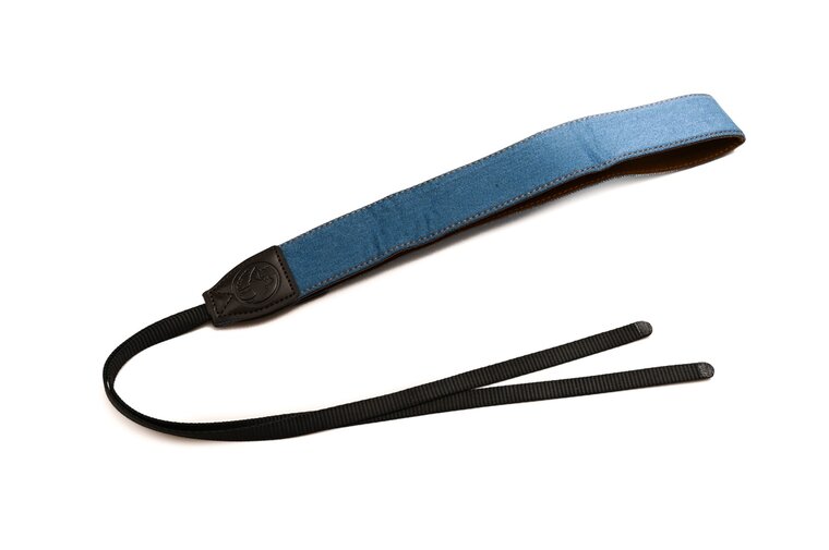 Denim Camera Schouderband / Nekriem / Camerariem - Type Cowboy Lichtblauw