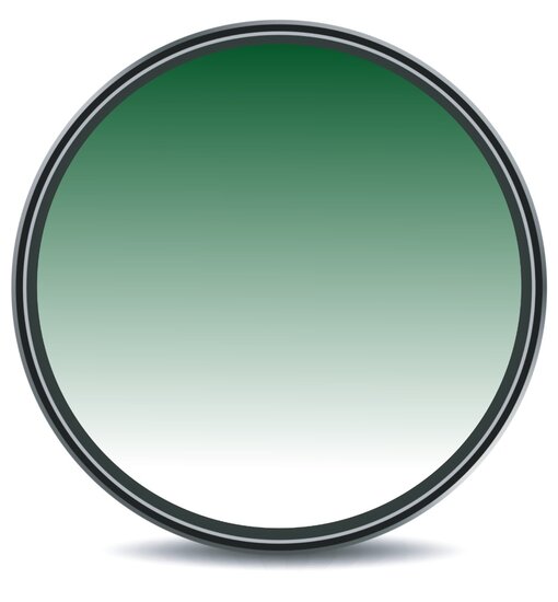 52mm Groen verloop Lens Filter / Groenfilter / Graduated Green Filter