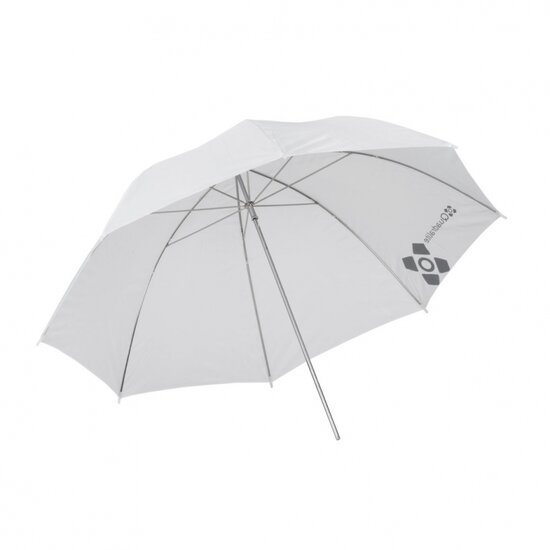 91 cm Diffuus Flitsparaplu - Doorschijnend Wit