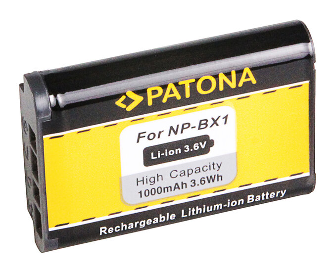 Accu voor de Sony RX100 II / RX100 Mark 2 - Batterij type: NP-BX1 / BX1 - 1000 mAh
