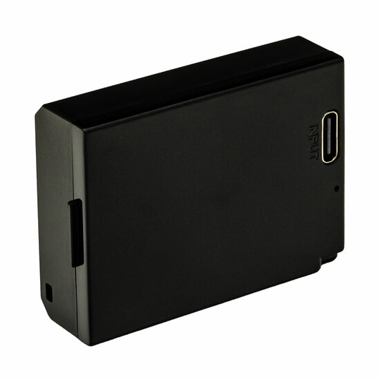 Accu (met USB-C aansluiting) voor de Canon EOS 1500D - Batterij type: LP-E10 / LPE10 - 1020mAh