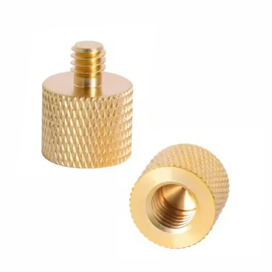 Camera Adapter: 3/8&quot; Female naar 1/4&quot; Male - Type LCA-01