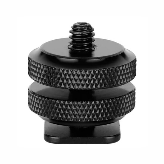 Camera Adapter: Hotshoe Male - 1/4&quot; Male - Type LHA-01