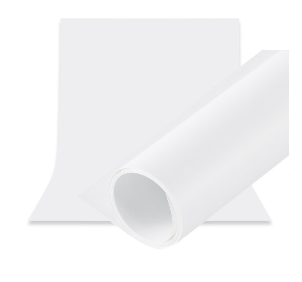 PVC Achtergrond / Backdrop - 100cm x 140cm - Wit