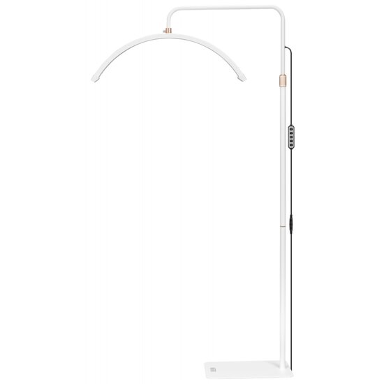 Gebogen LED Lamp voor Beauty Behandelingen, Vloggen en Productfotografie - Type Dianis Wit