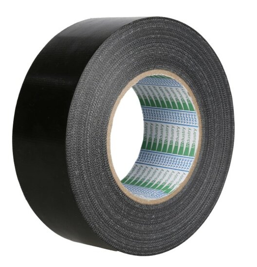 Gaffer Tape - Zwart - Breedte: 5 cm - Lengte: 50 meter