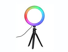 25cm Ringlamp / LED Ring Light RGB - Type: Q10
