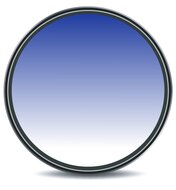 52mm Blauw verloop Lens Filter / Blauwfilter / Graduated Blue Filter