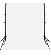 3 x 6 meter - Katoenen Achtergronddoek - Wit