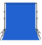 3 x 5 meter - Katoenen Achtergronddoek - Blauw