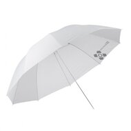 150 cm Diffuus Flitsparaplu - Doorschijnend Wit
