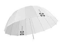 105 cm Diffuus Diep Parabolische Flitsparaplu - Doorschijnend Wit - Type: DeepSpace105