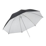 120 cm Flitsparaplu - Zwart/Wit