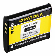 Accu voor de Olympus TG-2 - Batterij type: LI-50B / LI50B - 700mAh
