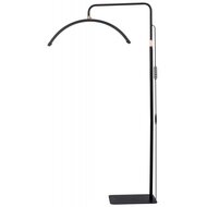 Gebogen LED Lamp voor Beauty Behandelingen, Vloggen en Productfotografie - Type Dianis Zwart