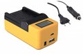 Oplader voor de Canon BP-930 / BP930 - Camera Acculader - Synchron Charger