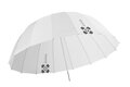 130 cm Diffuus Diep Parabolische Flitsparaplu - Doorschijnend Wit - Type: DeepSpace130