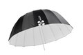 165 cm Diep Parabolische Flitsparaplu - Zwart/Wit - Type: DeepSpace165