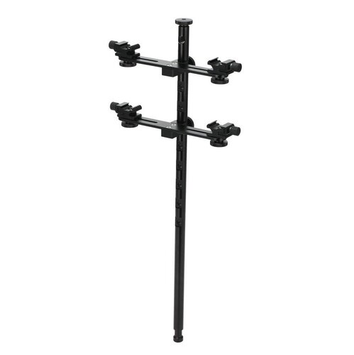 Verstelbare Hotshoe Flitshouder voor 4 Flitsers / Multi Hotshoe Flash Mount - Type: D9-04