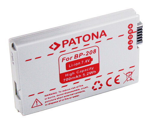 Accu voor de Canon DC19 - Batterij type: BP-208, BP-308, BP-315 - 700 mAh