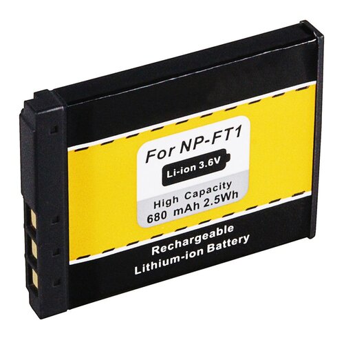 Accu voor de Sony Cyber-shot DSC-T5 - Batterij type: NP-FT1 / NPFT1 - 680 mAh