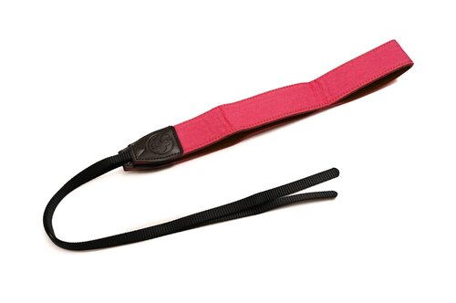 Denim Camera Schouderband / Nekriem / Camerariem - Type Cowboy Roze