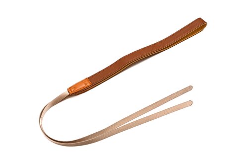 Camera Schouderband / Nekriem / Camerariem - Type "Macaron" Koffie