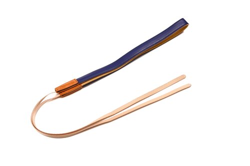 Camera Schouderband / Nekriem / Camerariem - Type "Macaron" Blauw