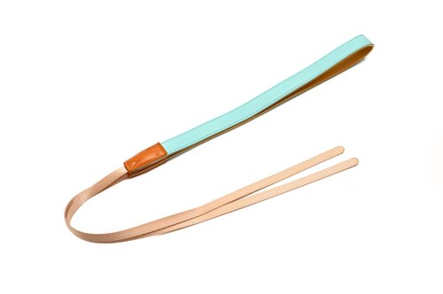 Camera Schouderband / Nekriem / Camerariem - Type "Macaron" Lichtblauw