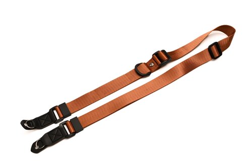 Camera Schouderband / Nekriem / Camerariem - Type Quick-Bruin
