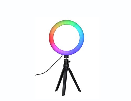 20cm Ringlamp / LED Ring Light RGB - Type: Q8