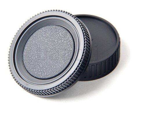 Minolta MD Body Cap + Rear Lens Cap Set