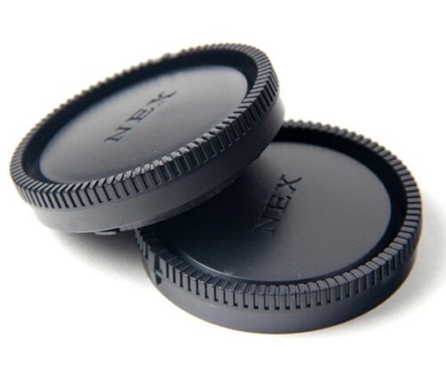 Sony E (NEX) Body Cap + Rear Lens Cap Set