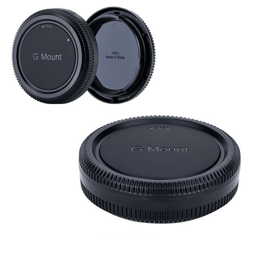 Fujifilm G (GFX) Body Cap + Rear Lens Cap Set