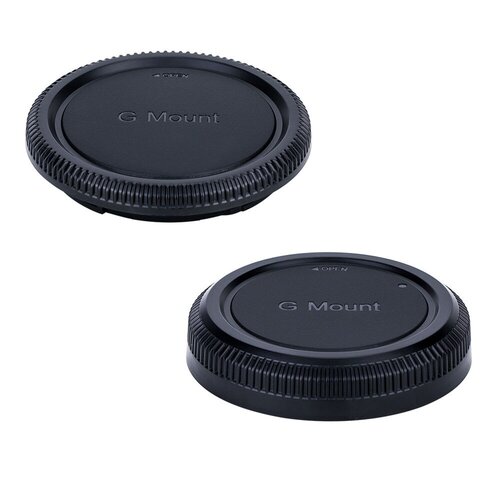 Fujifilm G (GFX) - Set van Bodydop en Achterlensdop (Huismerk Body Cap + Rear Lens Cap)