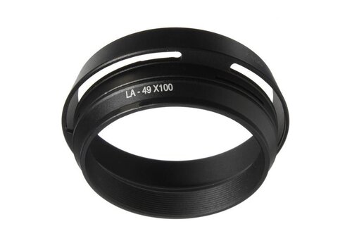 Zonnekap type LA-49X100 / Lenshood voor Fuji objectief