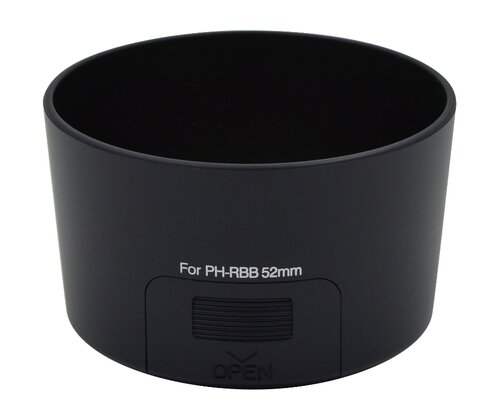 Zonnekap type PH-RBB 52mm / Lenshood voor Pentax objectief