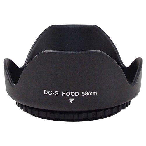 58mm Kunststof Universele Tulp Zonnekap / Flower shaped Lenshood