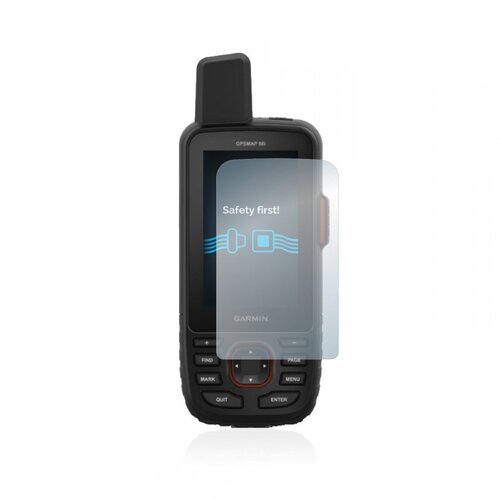 Premium Screenprotector voor de Garmin GPSMAP 66i - type: Ultra-Clear
