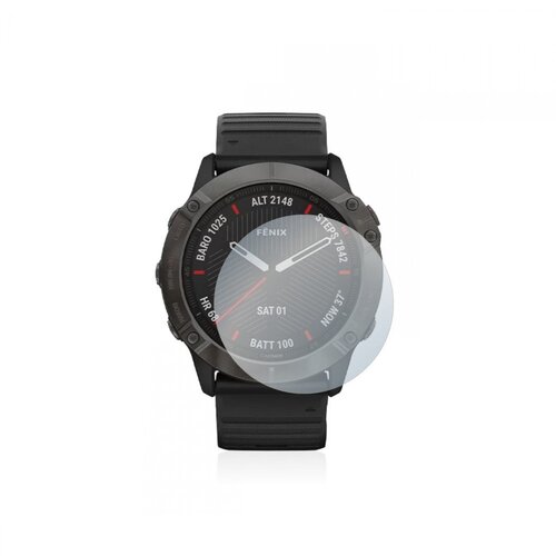 Heldere Screenprotector - Garmin Fenix 6X Pro Solar - type: Ultra-Clear