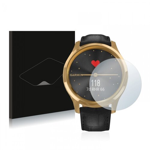 Heldere Screenprotector - Garmin Vivomove Luxe (42mm) - type: Ultra-Clear