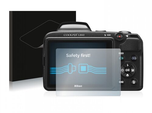 Heldere Screenprotector - Nikon Coolpix L810 - type: Ultra-Clear
