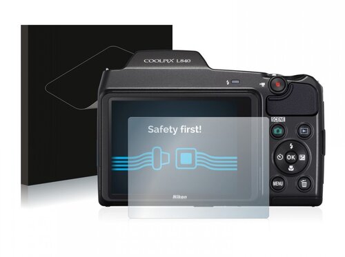 Heldere Screenprotector - Nikon Coolpix L840 - type: Ultra-Clear