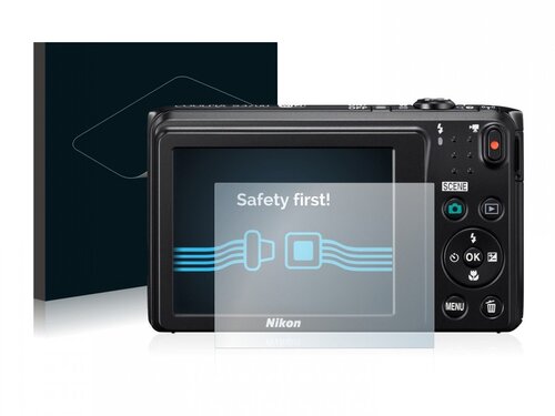 Heldere Screenprotector - Nikon Coolpix S3700 - type: Ultra-Clear